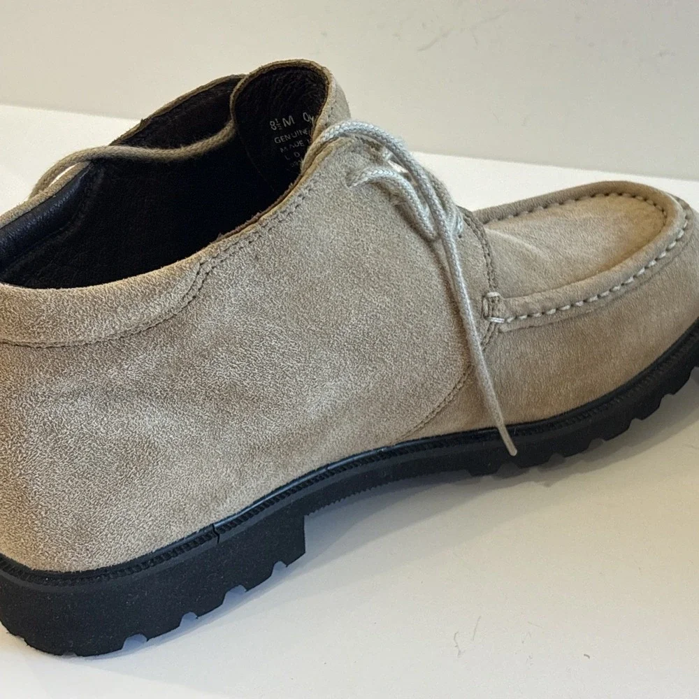 L.L.BEAN Leather Suede BOOTS OHN5904 Shoes Womens 8.5 M TAN